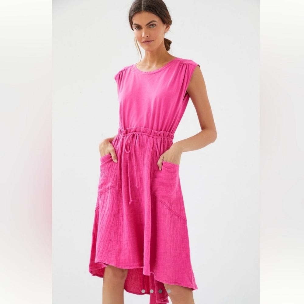 Daily Practice by‎ Anthropologie Everyday Tee Dress Pink